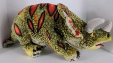 Melissa  Doug Plush Dinosaur Triceratops Stegosaurus Stuffed Animal - 30"
