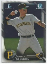 Stephen Alemais Pittsburgh Pirates 2016 Bowman Chrome Draft