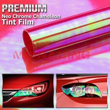 Extra Wide Neo Chrome Chameleon Headlights Taillight Fog Light Vinyl Tint Film