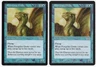 Peregrine Drake x2 2x 1998 Urza's Saga Blue Uncommon Creature MTG LP AZ2