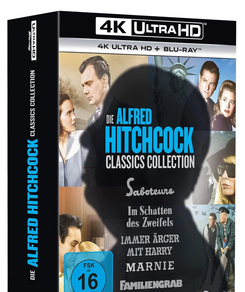 4K UHD + Blu-ray - Alfred Hitchcock Classics Collection - NEU - OVP 5-Filme Set - Bild 1 von 1