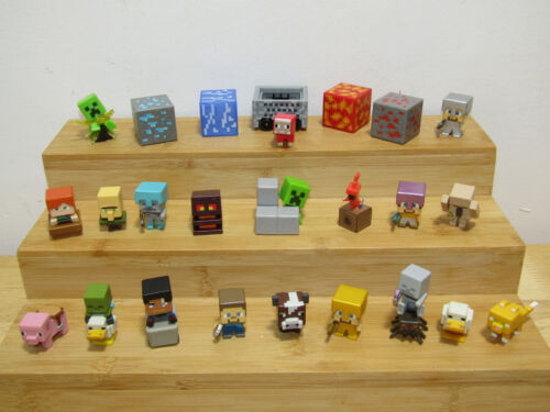 Minecraft Figures Lot of twenty Figures minis blocks diecast cart! - Picture 1 of 5