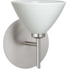 Besa Lighting 1SW-1743KR-SN Domi Wall Sconce Satin Nickel