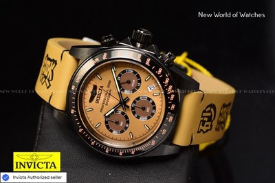 Invicta Men's Speedway NATURE OF FORCE '' DESERT'' 40mm Chronograph SS KHAKI Watch