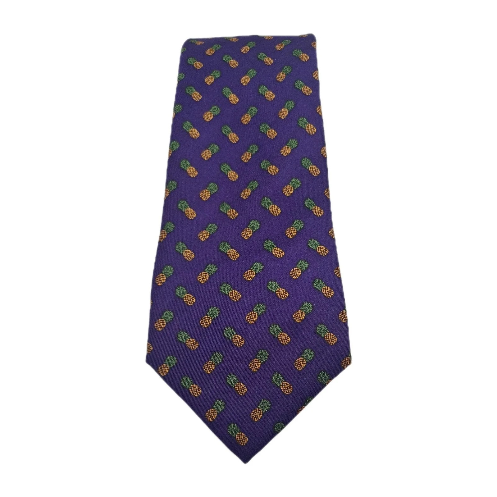 Corbata de seda Michelson's Pinnaple para hombre clásica de diseñador formal de negocios BX8