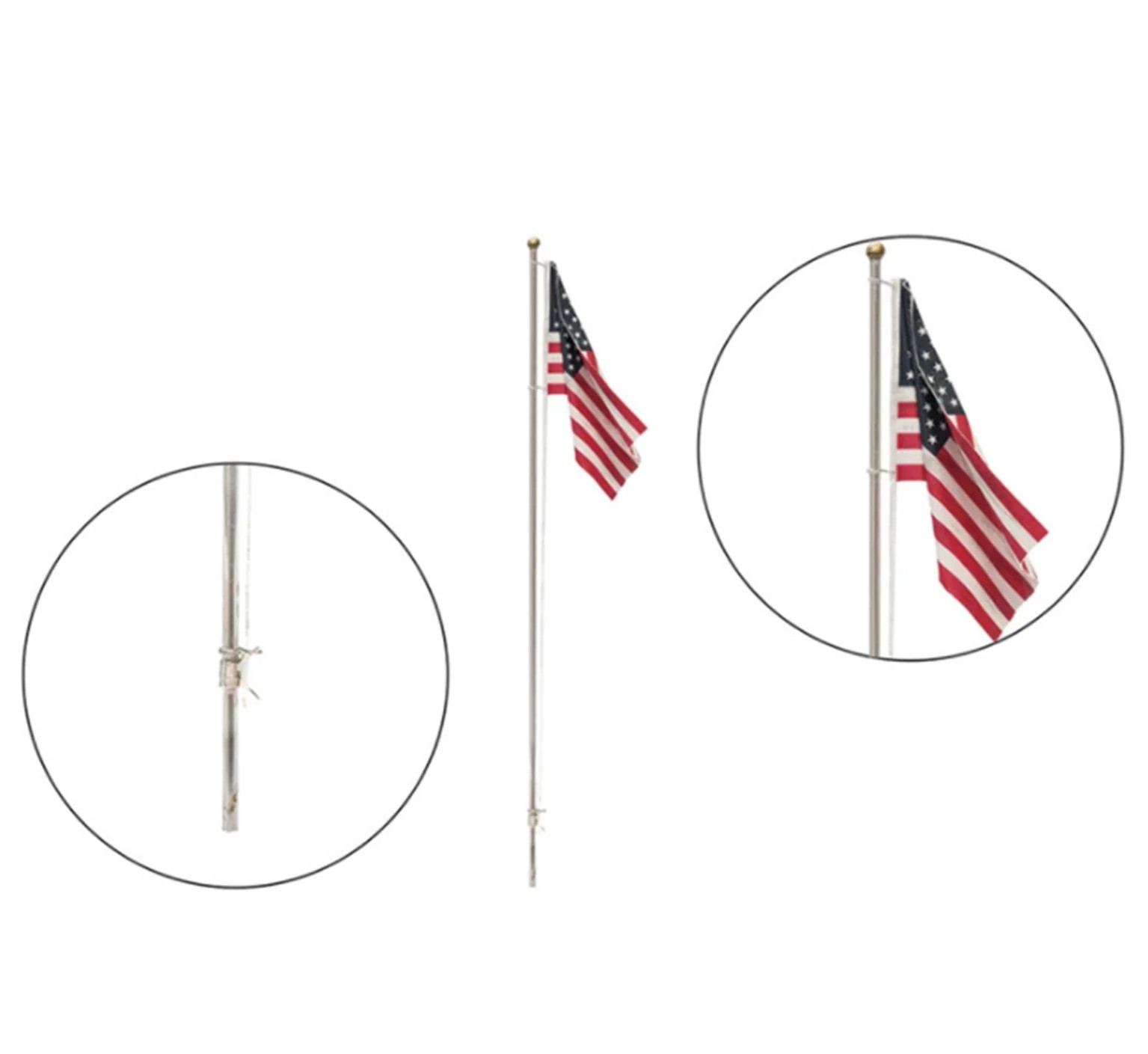 Woodland Scenics WJP5950 JP5950 Woodland Scenics - US Flag Pole - small
