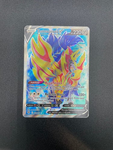 Zamazenta V 163/172 Ultra Rare Brilliant Stars Pokemon Holo Near Mint