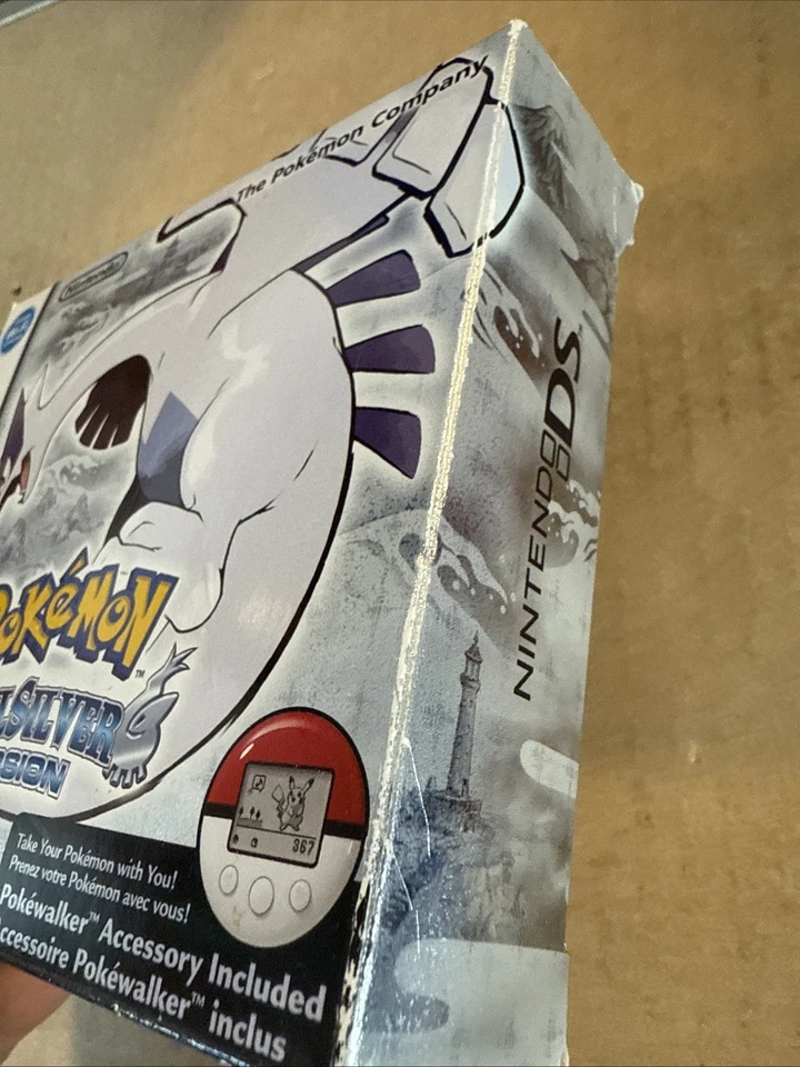 Pokemon Soul Silver Nintendo DS 2010 CIB + Big Box+ Pokewalker Authentic Tested - Image 4 of 4