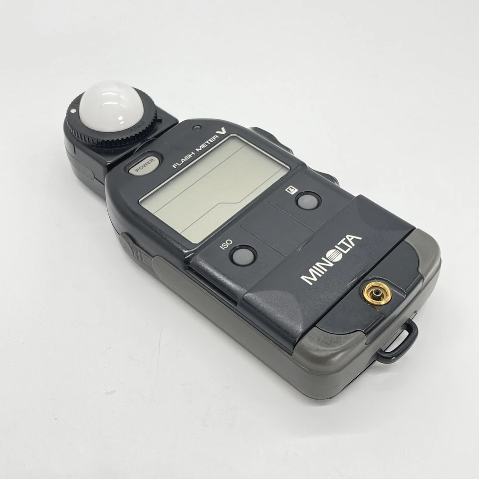 [Exc+5/Correa] Medidor de flash Minolta V medidor de luz de exposición digital de JAPÓN Foto 4 de 4