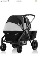 Evenflo Pivot Xplore Dreamz All-Terrain Stroller Wagon w/ Bassinet Black