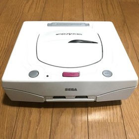 Sega Saturn Console HST-3220 w/ Box & Manual + Controllers + Cables + Game Works