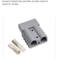 Skyjack 103364,BATTERY CONNECTOR (50A)(ANSI/CSA)(Standard Batteries)SJIII3219