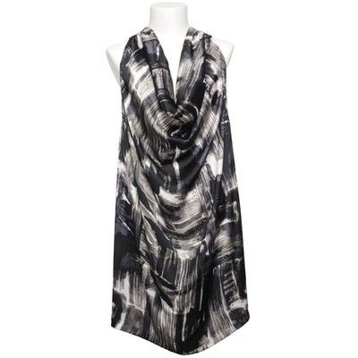 Repeat, Tank­top, Größe: L, Grau/Weiß/Schwarz, Polyester, Print, Damen #7cs