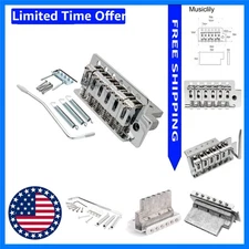 Guitar Tremolo Bridge Assembly 52.5mm for Stratocaster & Squier - Chrome Finish