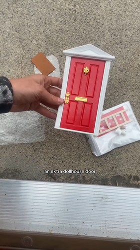 Miniatur Feentür Set mit Leiter, Zaun und Briefkasten für Gartendeko - Video 1 von 1