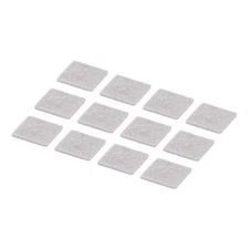 24pcs Felt Furniture Pads, 2.2 Inch Square Chair Leg Protectors, Light Beige