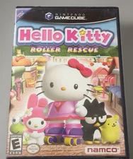 Hello Kitty Roller Rescue (Nintendo GameCube, 2005) w/ manual, Pre-owned