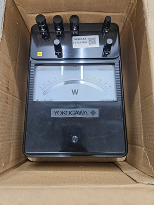 NEW YOKOGAWA 2041 PORTABLE SINGLE PHASE LOW POWER FACTOR WATTMETER