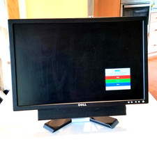 Dell E228WFPc 22" Computer Monitor w/ Stand, VGA, Power Cords, Sound Bar