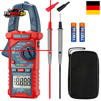 AstroAI Stromzange Digital Clamp Meter 2000 Counts Auto Range