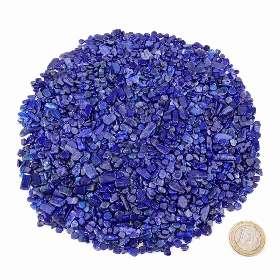 Lapislazuli Trommelsteine Ø ca. 5 – 12 mm in bester Farbe und AAA - Qualität p - Bild 4 von 4