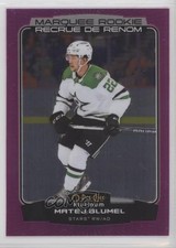 2022-23 O-Pee-Chee Platinum Marquee Rookies Matte Pink Matej Blumel #262 0b3