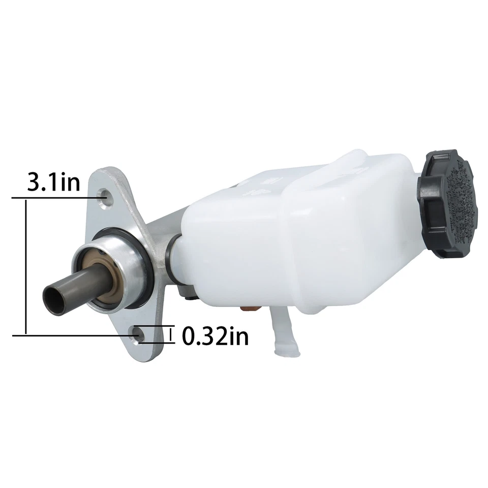 1x Brake Master Cylinder with Reservoir For Hyundai Santa Fe 2006-2009 1.063 In Foto 2 de 4