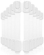 10 Pack Cabinet Locks Baby Proofing, Child Proof with 10