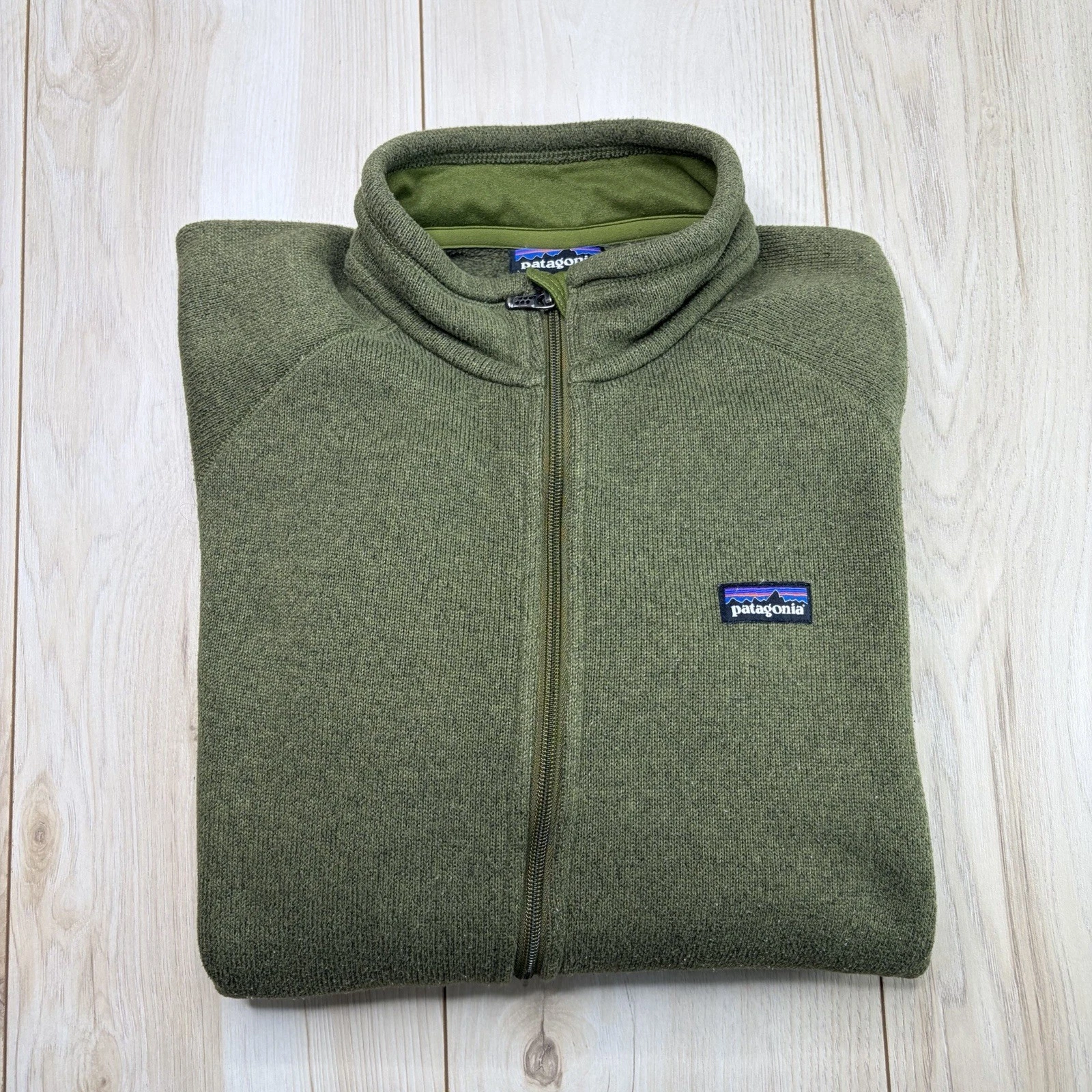 Patagonia Men's Better Sweater Full Zip Fleece Jacket Green Size Medium Outdoors