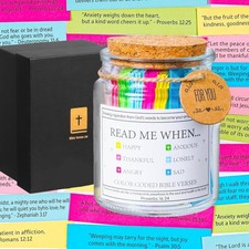 Bible Verse Inspiration Jar with Color Cards