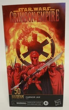 Crimson Empire Carnor Jax 2021 Star Wars Black Series 6 inch 50th Ann 2021 NIB
