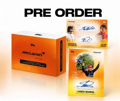 Topps McLaren Racing 2025- Sealed Box Brand New Presale 