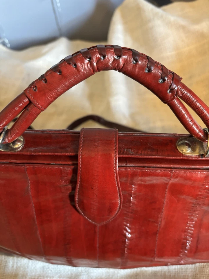 Bolso de mano piel de anguila Foto 3 de 4