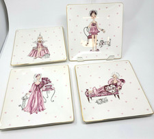 WOW Kate Williams Global Design Unique Heart Lingerie Pajama Puppy Dog Plates 4