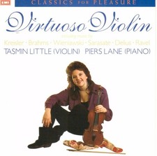 Tasmin Little/Piers Lane Virtuoso Violin CD 1995 Classical Brahms/Delius/Ravel+