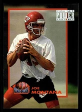 1993 Pro Set Power Power Moves Joe Montana #PM10 - Kansas City Chiefs - NM+