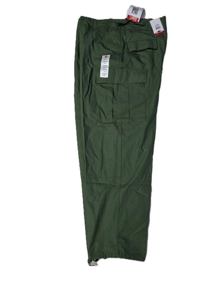 OD Green BDU Pants Military Tactical Trousers 100% Cotton RS ,Button Fly, XLarge