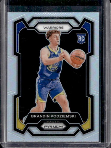 2023-24 Panini Prizm Brandin Podziemski RC Prizm Silver Rookie #147 Warriors