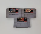 New ListingSuper Nintendo SNES Game Lot Of 3 Games Mortal Kombat, Street Fighter 2