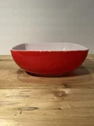 Vintage Pyrex Red Square 2 1/2 Qt Hostess Bowl Ovenware USA  #525B-025