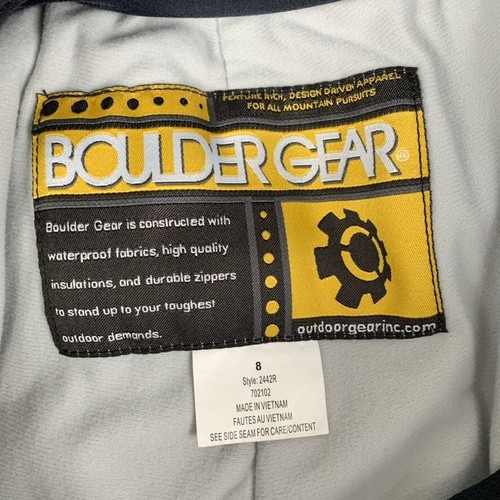 Boulder Gear Snow Pants Women's Size 8 White Waterproof Insulated Ski Pants EUC - Picture 3 of 9