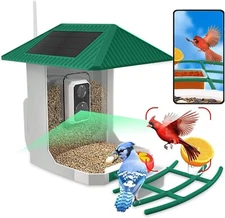 2.5K Smart Bird Feeder with Camera, 2.5L Birds Watching Camera with AI Identify 