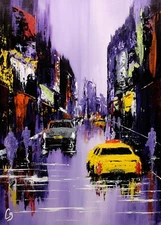 URBAN RAIN 12x16" ART PRINT, GREAT SMALL GIFT