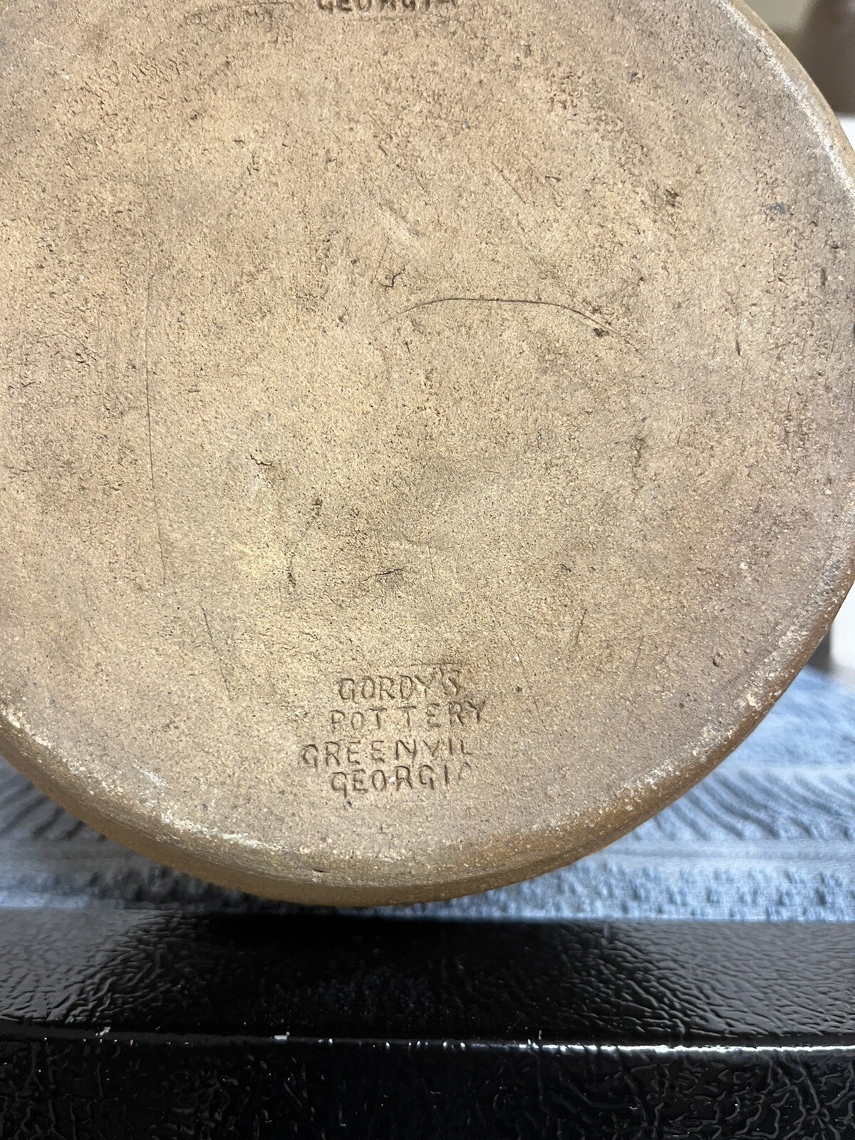 D X Gordy Greenville Ga Large Vase Folk Pottery eBay