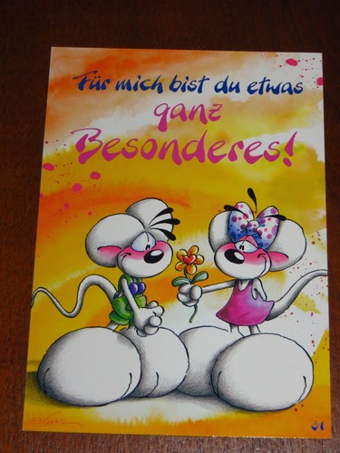 Diddl Postkarte H -Serie Deutsch AUSSUCHEN Rarität NEU 1-94 Rückseite grau - Picture 15 of 31