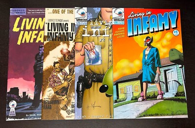LIVING IN INFAMY #1-4 (Ludovico Technique Comics 2005) -- #1 2 3 4 -- FULL Set