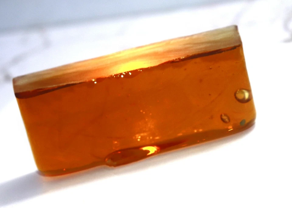 DYED 1137 克拉认证天然橙色锆石宝石粗糙 NJ910 — 第 2/4 张图片