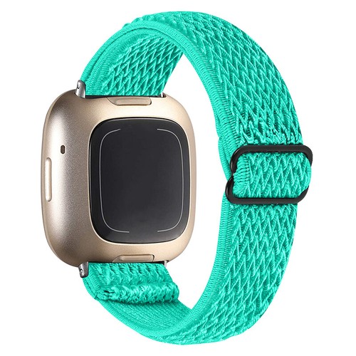 Ersatz Sport Band für Fitbit Versa 3/Sense Gewebt Nylon Elastisch Band Band - Bild 17 von 23