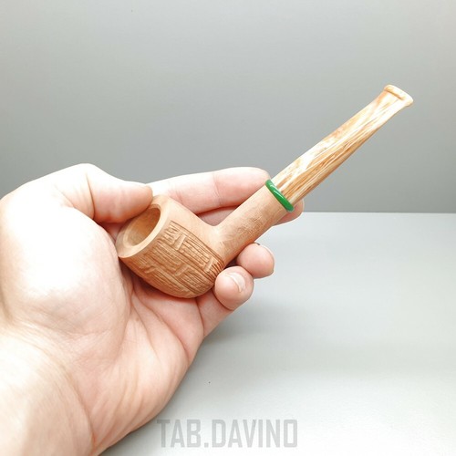 SAVINELLI BAMBOO 106 9MM NATURALE PIPA MADE IN ITALY - Picture 6 of 8
