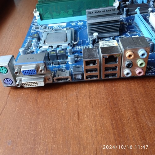 Motherboard GA-EG41MF-US2H (rev. 1.0) + processor E7400 and memory 4 Gb - Picture 10 of 23